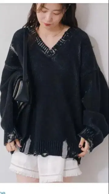 Kastane 리버서블 데미지 니트