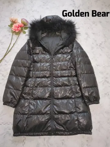Golden Bear 리버서블 다운 코트 블랙 L 사이즈
