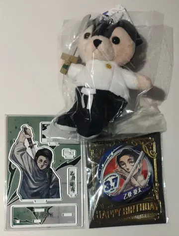 주술회전 옷코츠 유타 생일 캔뱃지 명장면 디오라마 베어 점프샵