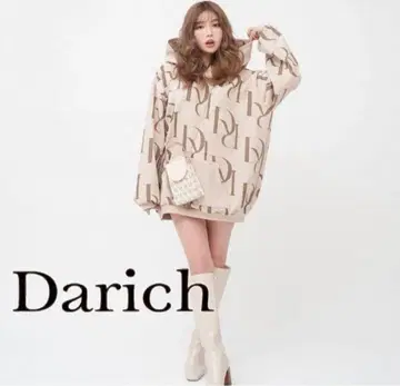 다리치 후드티 후디 한정판 즉시 완판 아이템 브라운 베이지