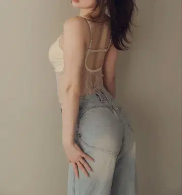 andmary 하트힙 데님 M