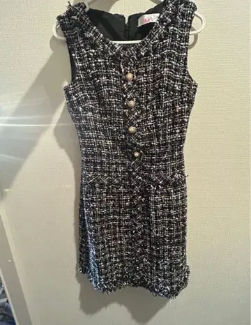 an, 미니 드레스, 트위드