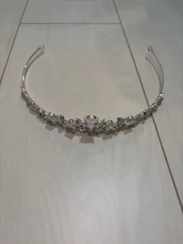 실버 크리스탈 티아라