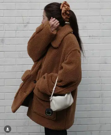 CLANE 24AW RIDGE POCKET BOA OVER COAT