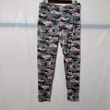 새상품급 ClimateRight 카모 패턴 레깅스 M/M 핑크 그레이
