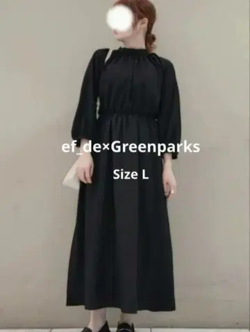 ef_de x Greenparks 모크넥 원피스