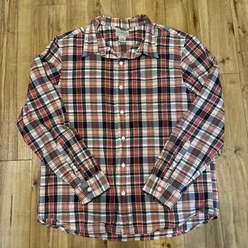 LL.Bean 체크 무늬 긴팔 셔츠