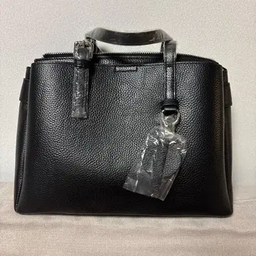 [ 미사용 ] 발코스 슈링크 가죽 핸드백 & 슈링크 가죽 장지갑 세트