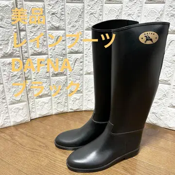 Dafna 블랙 장화 레인부츠