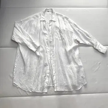 [ 새상품급 ] 미라 오웬 화이트 긴팔 셔츠 블라우스