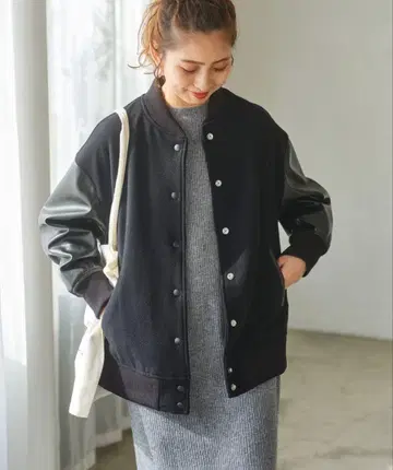 Spick&Span 스픽앤스팬 바시티 자켓 저널