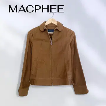 MACPHEE 브라운 테일러드 자켓