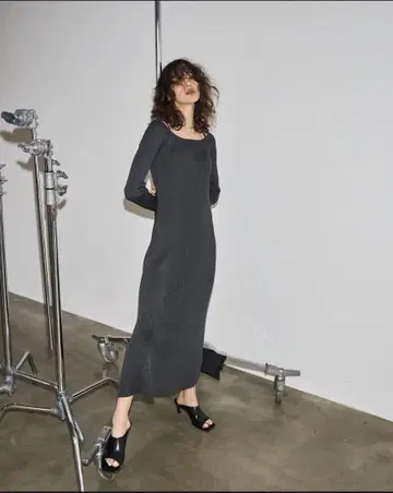 josemoon 롱 원피스 NAVY