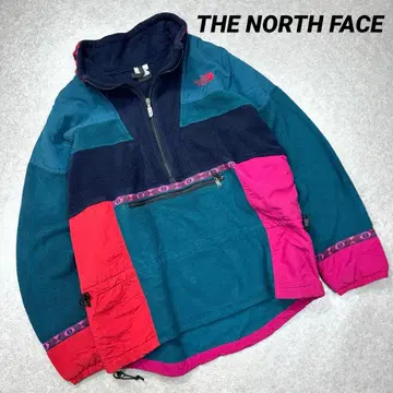[레어] THE NORTH FACE 하프 지퍼 플리스 자켓 USA제