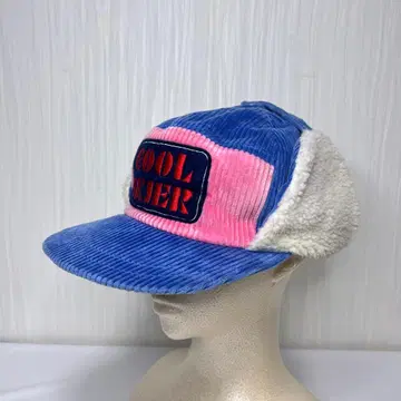 COOL SKIER 코듀로이 캡 귀도리 포함 프론티어 캡