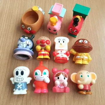 호빵맨 손가락 인형 소프트 비닐 세균 UFO 호빵맨 고 SL맨