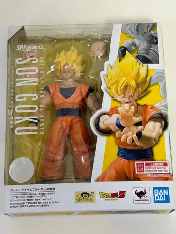 새상품 S.H.Figuarts 슈퍼 사이어인 풀파워 손오공 드래곤볼