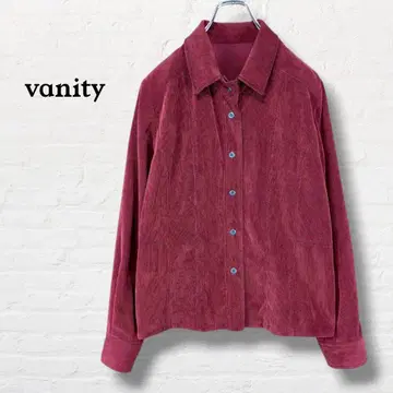 vanity 코듀로이 긴팔 블라우스 [ L ] 레드