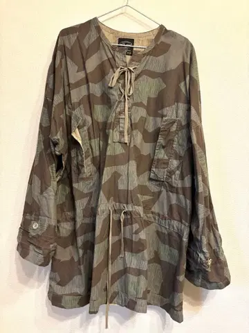 mil-tec 카모 패턴 풀오버 셔츠