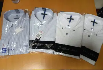 남성용 빅 사이즈 긴팔 와이셔츠 41-82 41-84