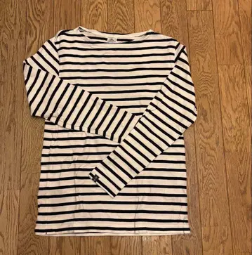 루프 휠러(LOOPWHEELER) 긴팔 보더 사이즈 MEDIUM