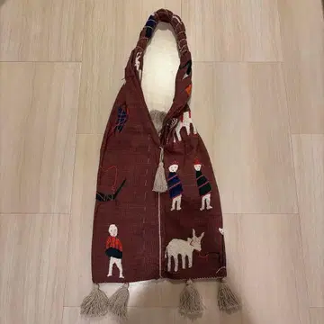 자수 태슬 숄더백 몽족 빈티지 모로코
