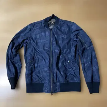 카모 패턴 네이비 자켓 M 사이즈