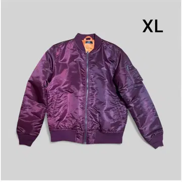 ZIP FIVE MA-1 플라이트 자켓 퍼플 XL 사이즈