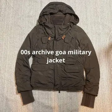 00s archive g.o.a goa 밀리터리 자켓 고아
