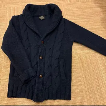 UNITED ARROWS 네이비 니트 블루종