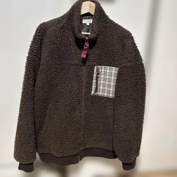 브라운 플리스 자켓 S 사이즈