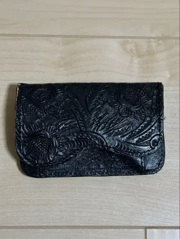 carving tribes 카드 케이스 코인 케이스 블랙