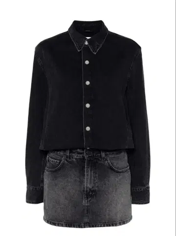 HAIKURE 데님 미니 원피스