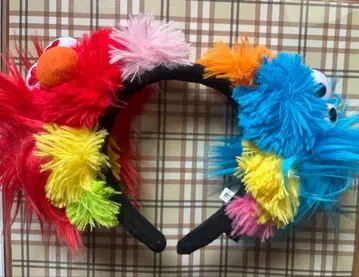 세서미 스트릿 컬러풀 머리띠