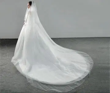 롱 웨딩 베일 3m, 그로브 세트