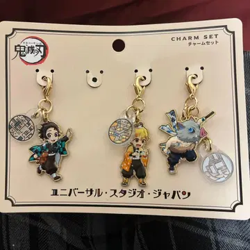 유니버셜 usj 귀멸의 칼날 콜라보 키링 탄지로 젠이츠 이노스케