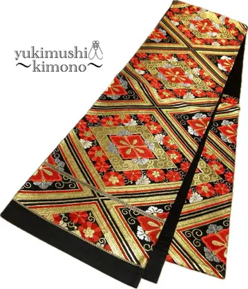 ZZ1134 후쿠로 오비 육통 블랙 핑크 골드 412cm 팔로우 할인