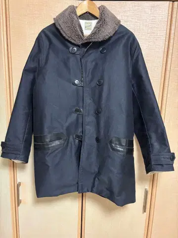 BELAFOTE/RT MACKINAW COAT NAVY