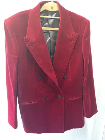 LITTLEBIG 벨벳 셋업 수트 와인 레드 M 사이즈 상당