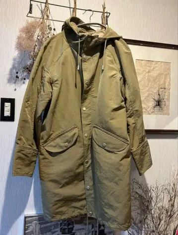 ZARA 카키 모즈 코트