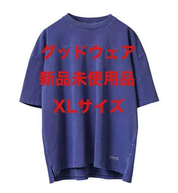 [ 미사용 새상품 ] 굿웨어 가먼트 다이 풋볼 T셔츠