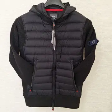 G-STAGE 후드 부착 블랙 다운 자켓 다운 90% 페더 10% 44