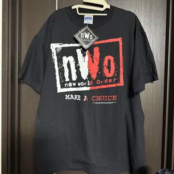 [ 미사용 새상품 ] 레어 미국 직수입 nWo 프로레슬링 T셔츠 정품