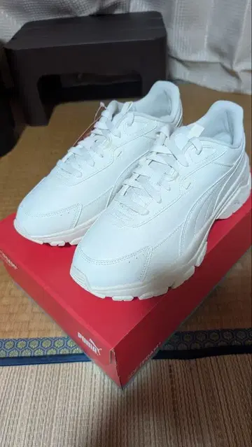 PUMA 카시 아비아 SOFTFOAM+ 화이트 스니커즈 28cm