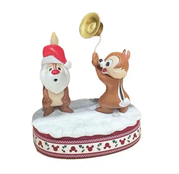 디즈니 스토어 칩과 데일 LED 라이트 크리스마스 피규어