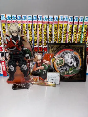 바쿠고 카츠키 아크릴 스탠드 세트 캔뱃지 벌스데이