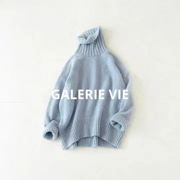 갤러리 바이 파인 울 넥 풀오버