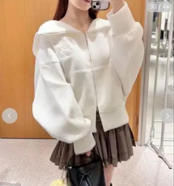 SNIDEL 볼륨 후드티