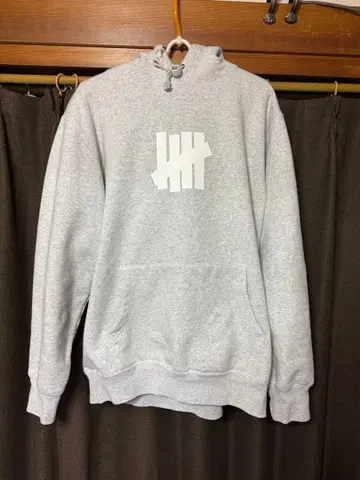 UNDEFEATED 그레이 후드티 셋업