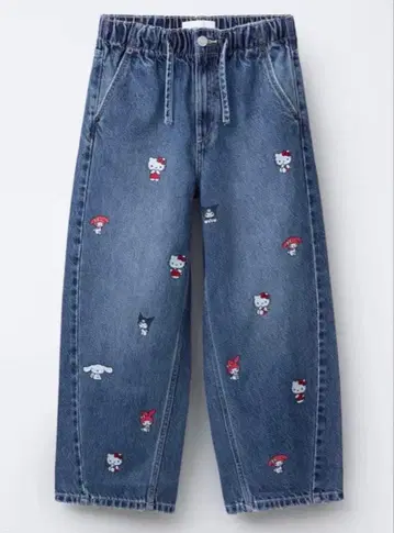 시착만 한 상품. ZARA 헬로키티 배럴 청바지